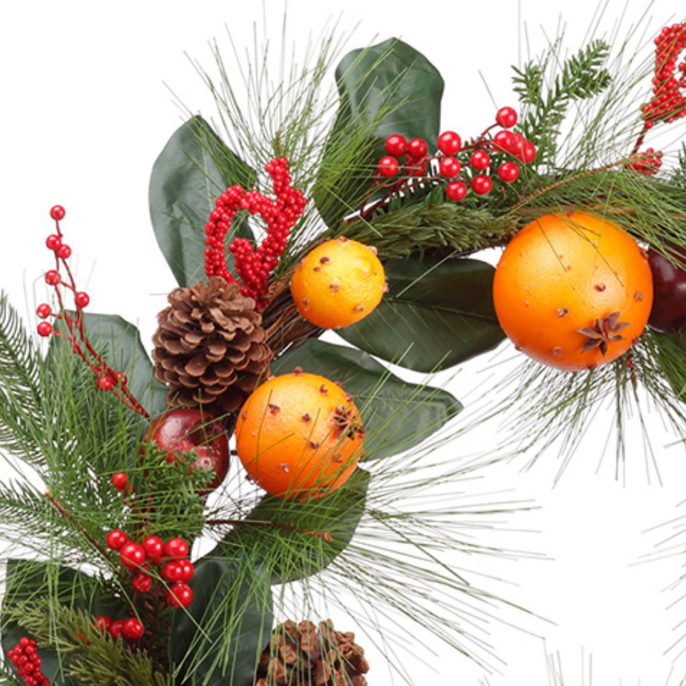 Spiced Orange, Pine & Berry Wreath 30" | The Shops at Colonial Williamsburg