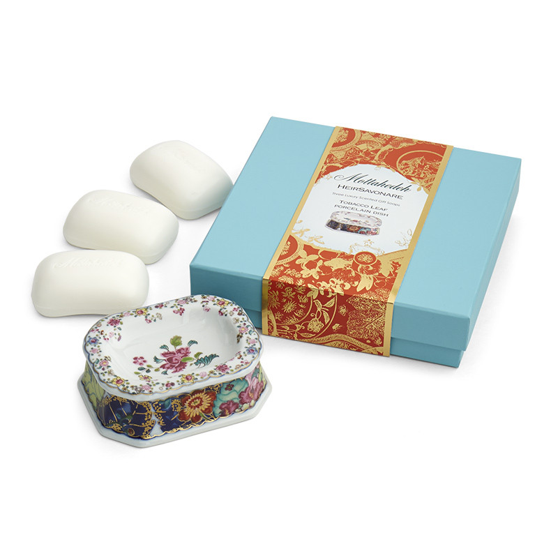 Mottahedeh Tobacco Leaf Soap Dish