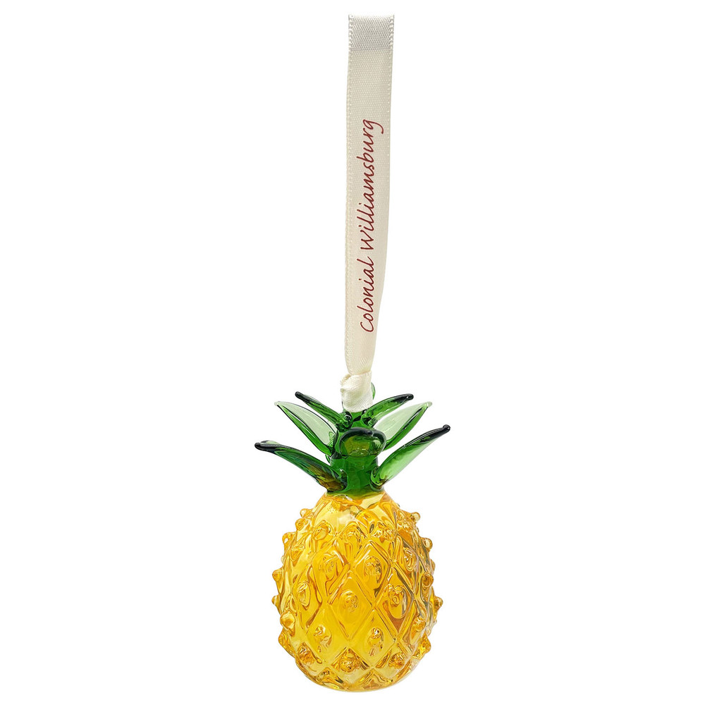 Handcrafted Pineapple Glass Ornament | The Shops at Colonial Williamsburg
