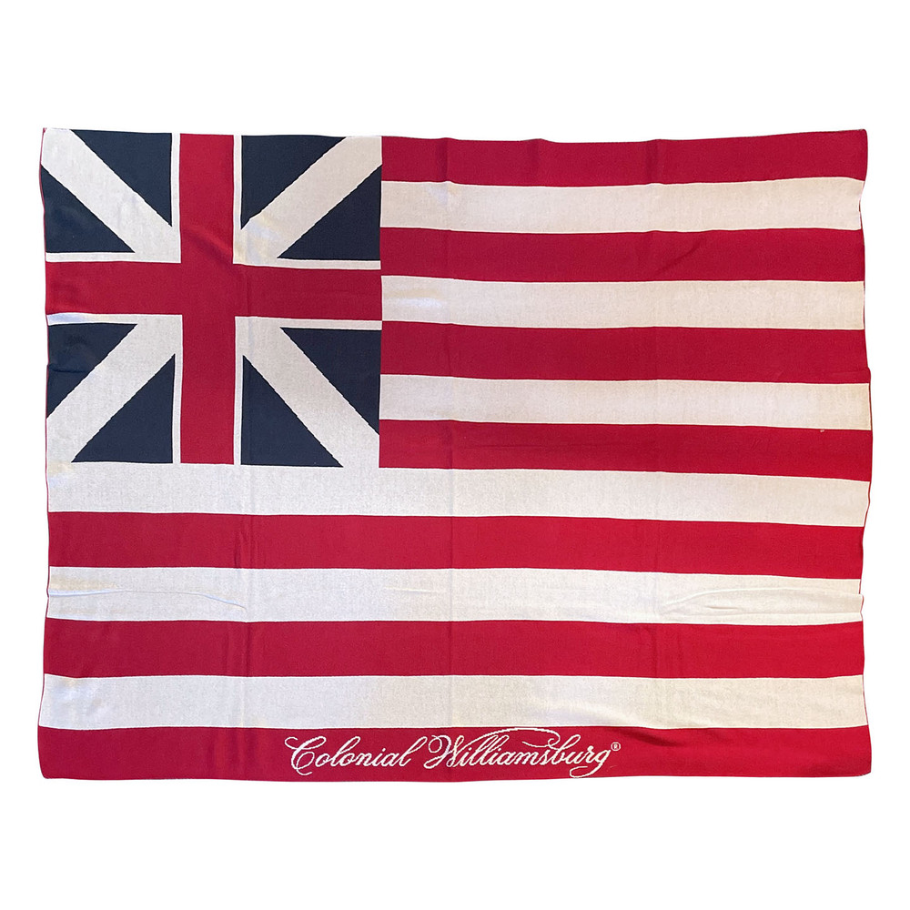 Colonial Williamsburg Grand Union Flag Blanket | The Shops at Colonial Williamsburg