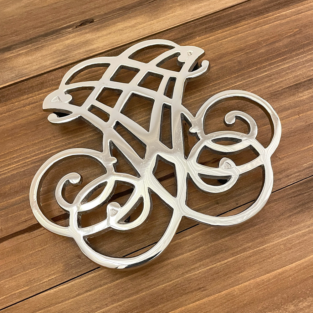 Thomas Jefferson Cypher Nickel Trivet | The Shops at Colonial Williamsburg