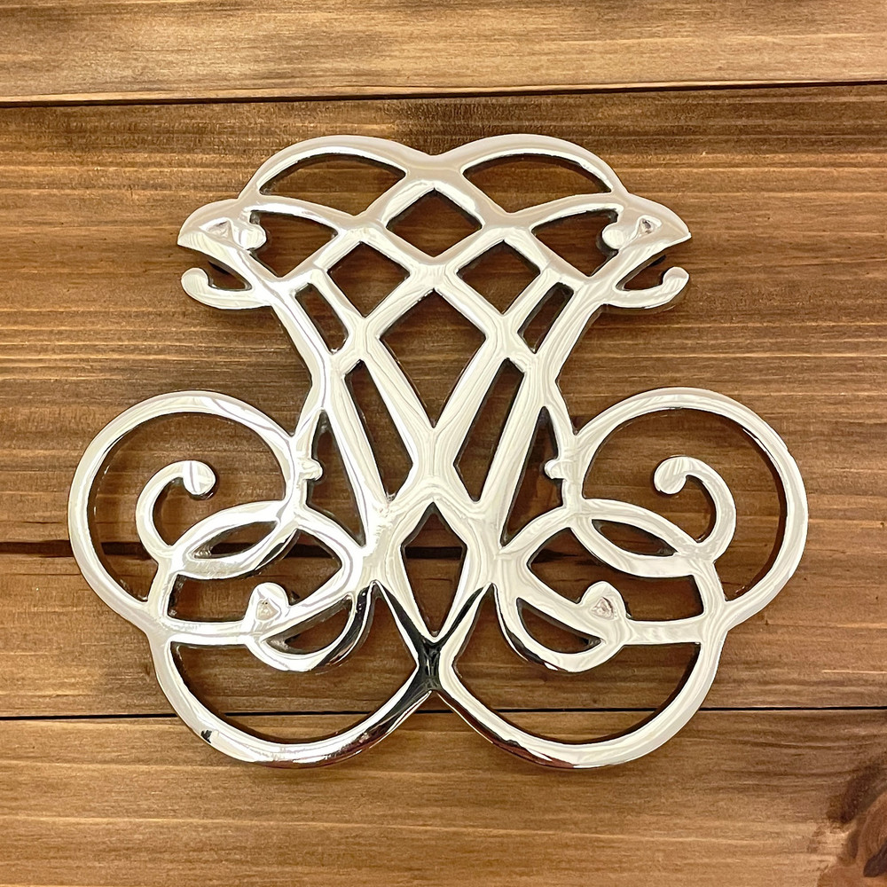 Thomas Jefferson Cypher Nickel Trivet | The Shops at Colonial Williamsburg