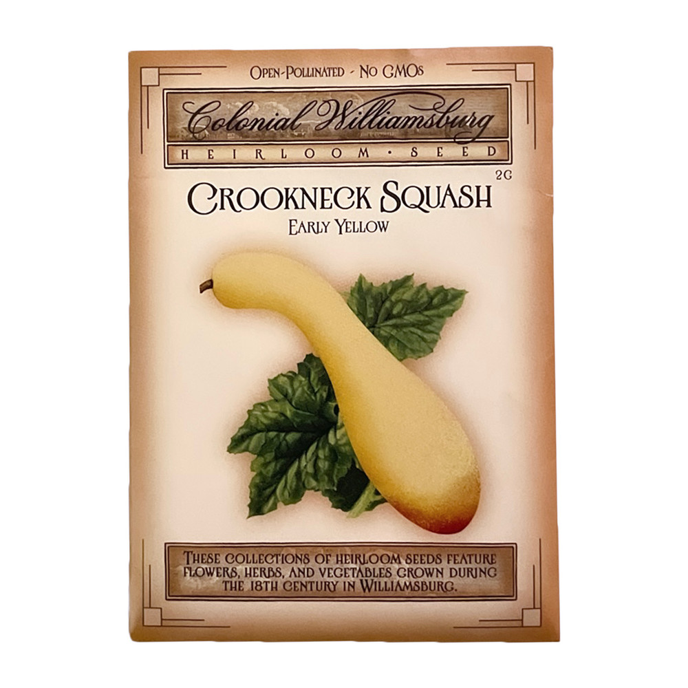 Crookneck Squash Vegetable Seeds | The Shops at Colonial Williamsburg