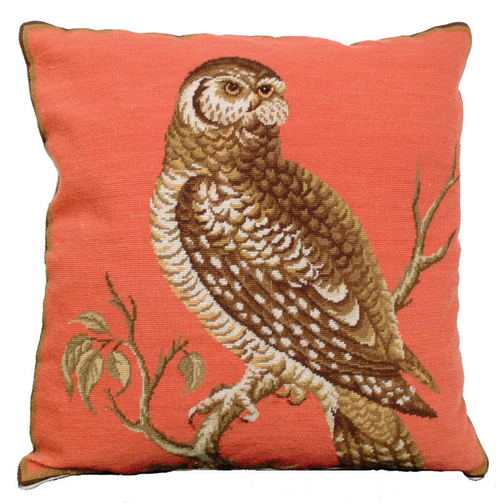 Catesby Great Horned Owl Pillow