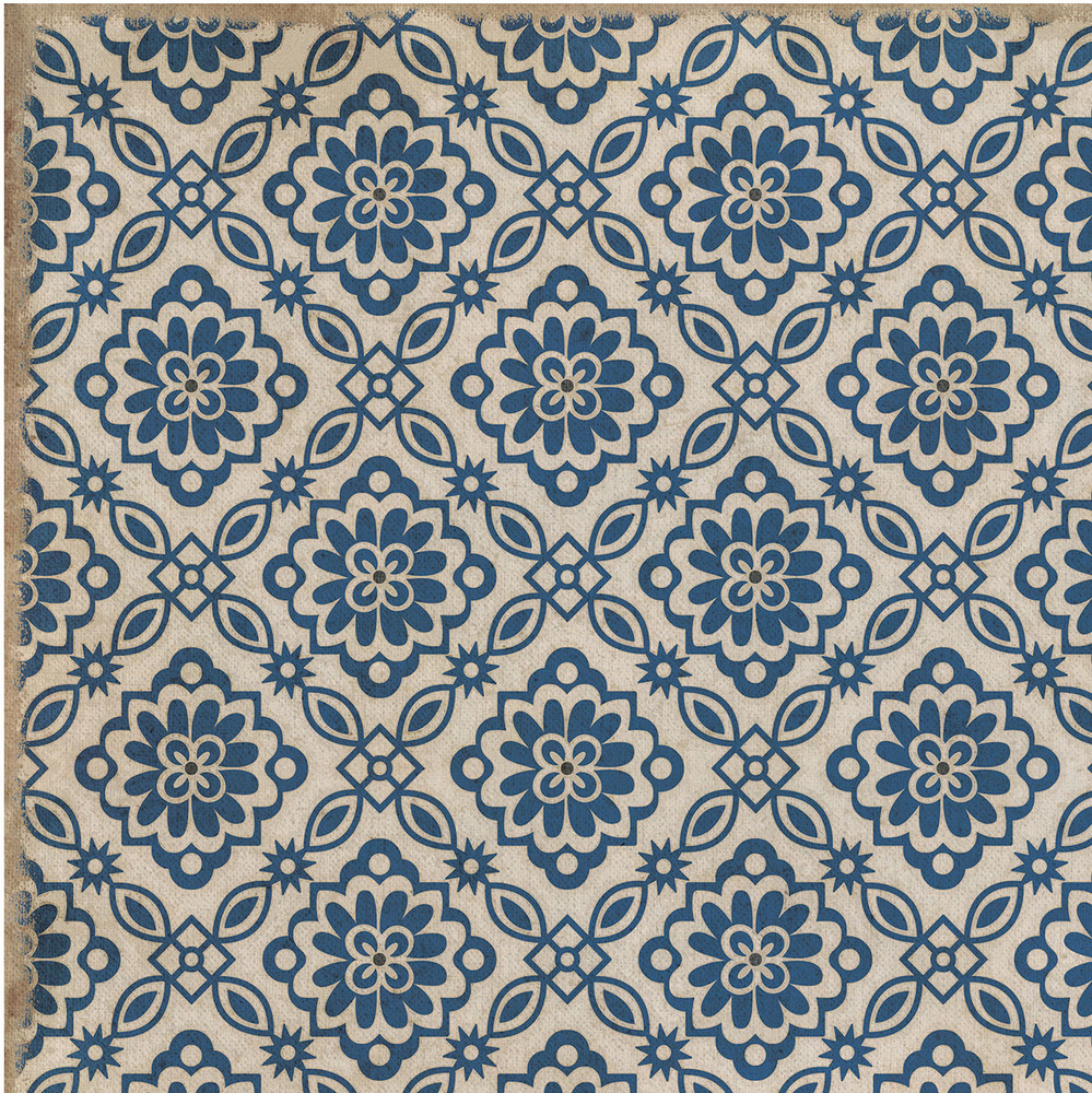 WILLIAMSBURG Bookbinder "Miller" Vintage Vinyl Floorcloth | The Shops at Colonial Williamsburg