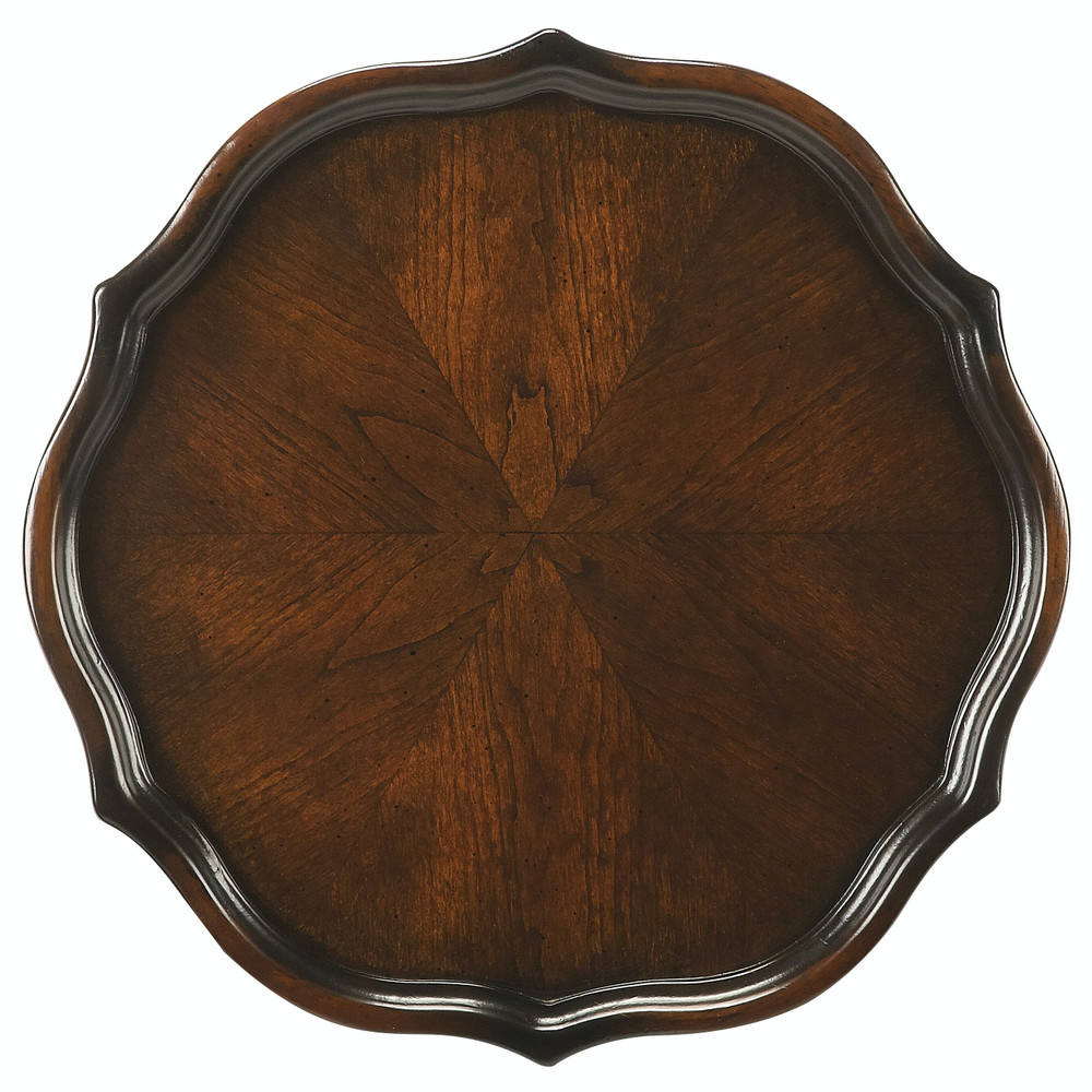 Chatsworth Cherry Finish Wood Pedestal Plant Stand