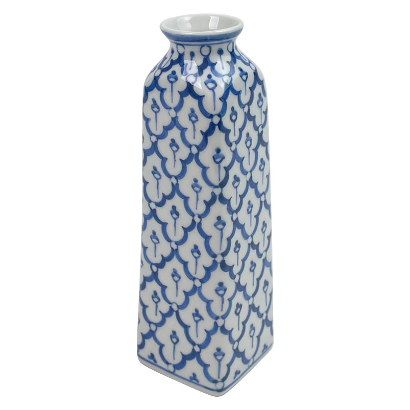 Blue and White Porcelain Pineapple Bubble Vase