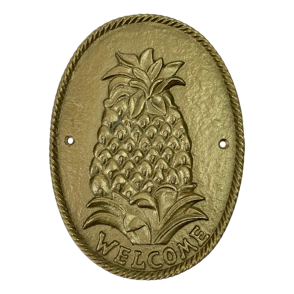 Williamsburg Pineapple Welcome Plaque