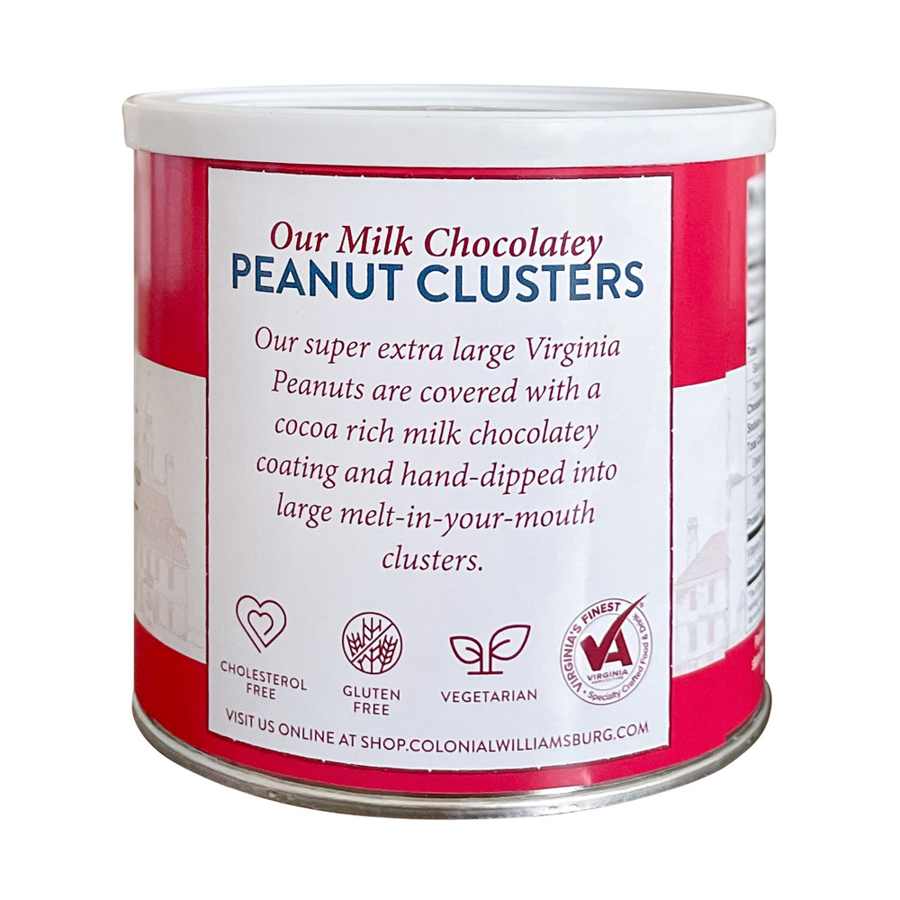 Colonial Williamsburg Milk Chocolatey Peanut Clusters 10 oz | The Shops at Colonial Williamsburg