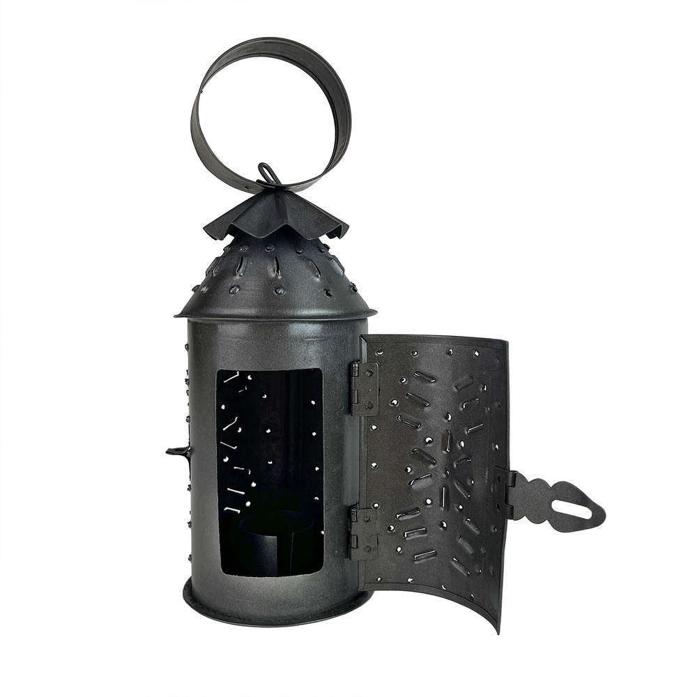 Mini Dark Lacquered Tin Lantern