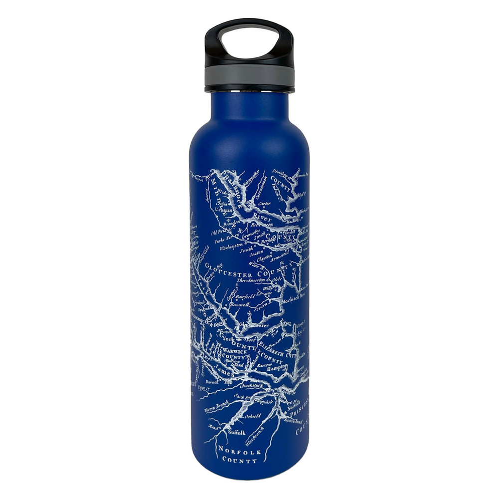 Colonial Williamsburg Historic Map Water Bottle | The Shops at Colonial Williamsburg