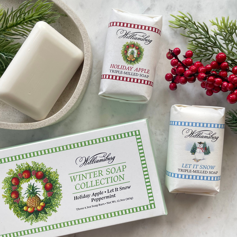 Colonial Williamsburg Winter Soap Bar Set | The Shops at Colonial Williamsburg