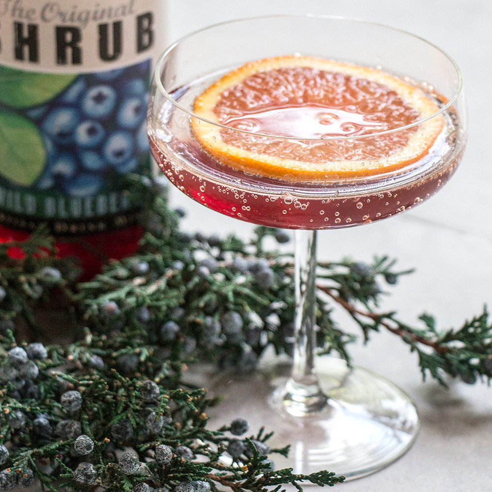 Wild Blueberry Shrub Cocktail Mixer