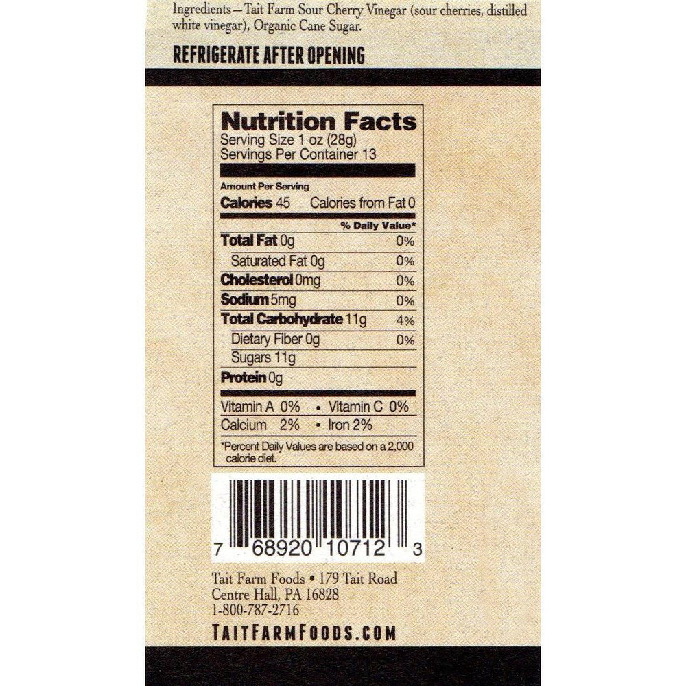 Sour Cherry Shrub Cocktail Mixer | The Shops at Colonial Williamsburg