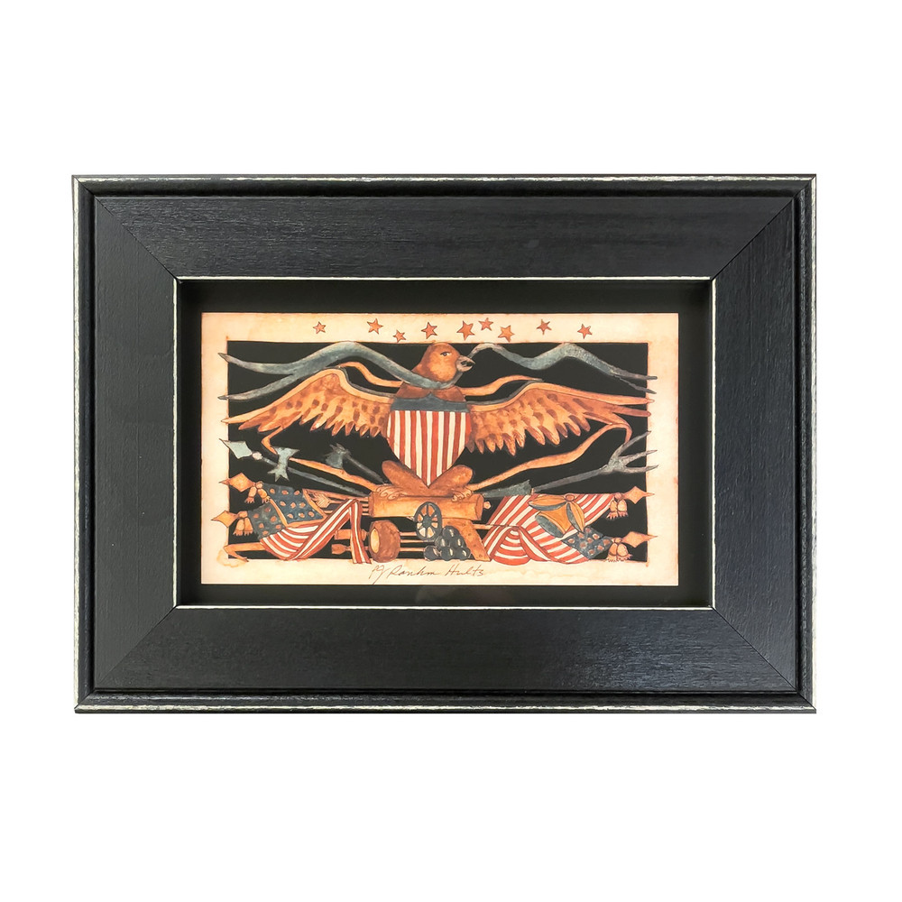 Hults Folk Art Eagle Giclee Art Print | The Shops at Colonial Williamsburg