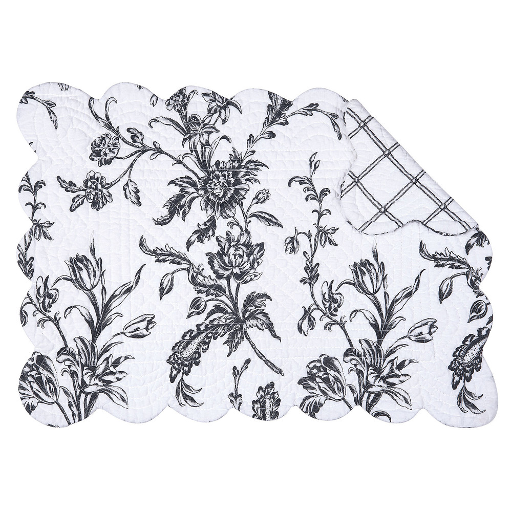 WILLIAMSBURG Bleighton Black Table Linens | The Shops at Colonial Williamsburg