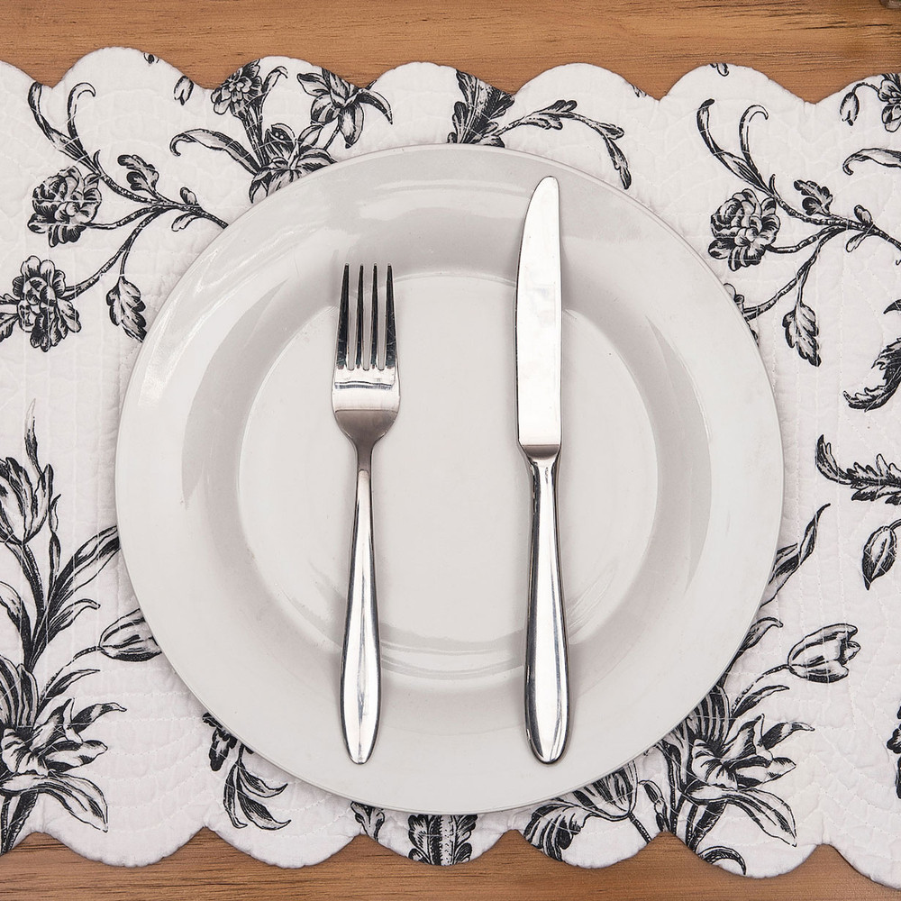 WILLIAMSBURG Bleighton Black Table Linens | The Shops at Colonial Williamsburg