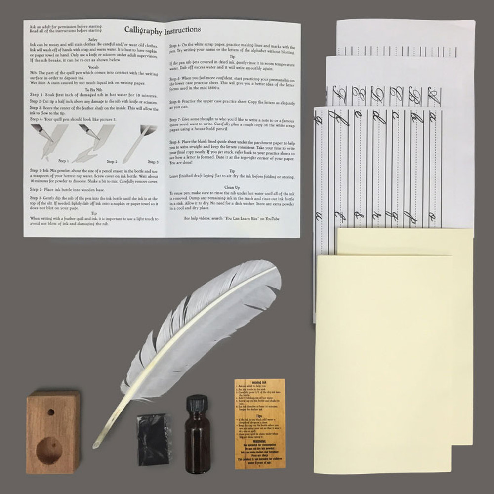 You Can Learn Children's Craft Kit - Calligraphy | The Shops at Colonial Williamsburg