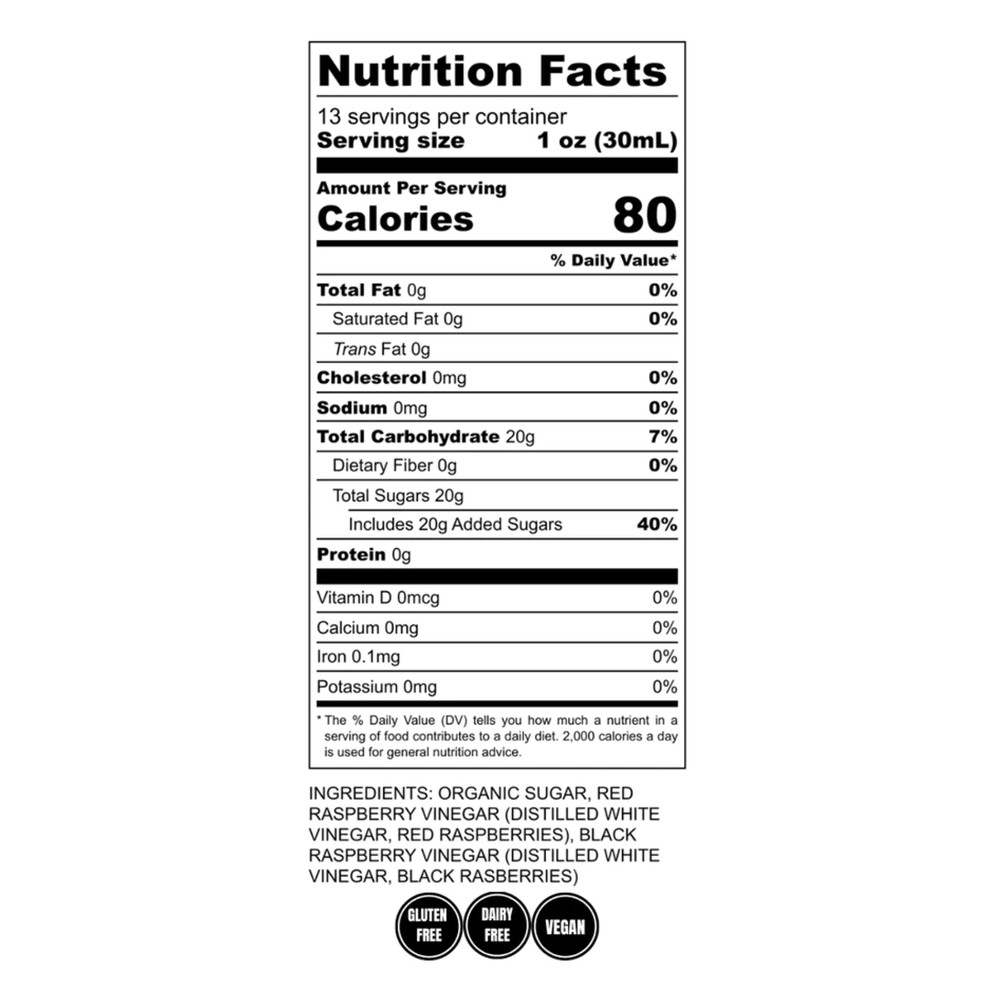 Raspberry Shrub Cocktail Mixer | The Shops at Colonial Williamsburg