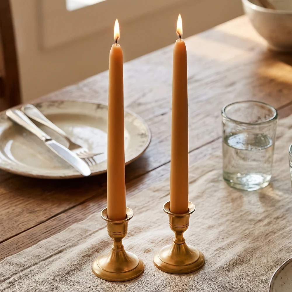 Natural Taper Beeswax Candles | The Shops at Colonial Williamsburg
