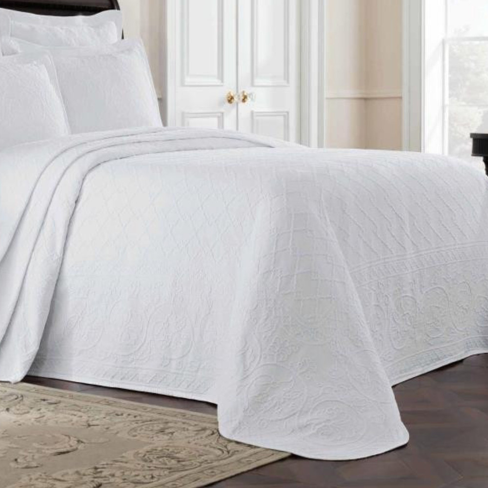 WILLIAMSBURG Richmond White Matelassé Bedding Collection | The Shops at Colonial Williamsburg