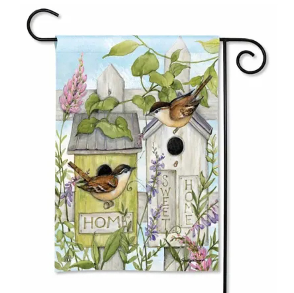 Birds & Birdhouses Spring Garden Flag | The Shops at Colonial Williamsburg