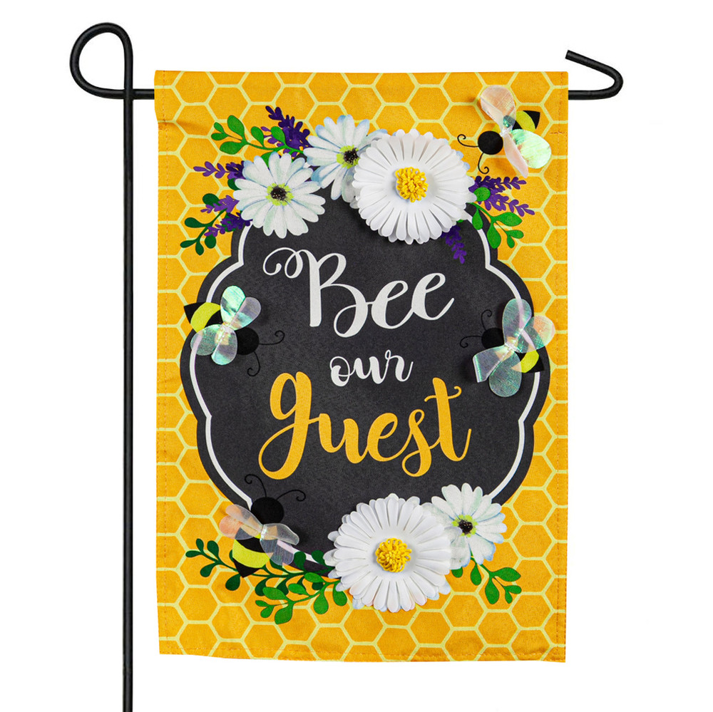 Bee Our Guest Summer Garden Flag | The Shops at Colonial Williamsburg
