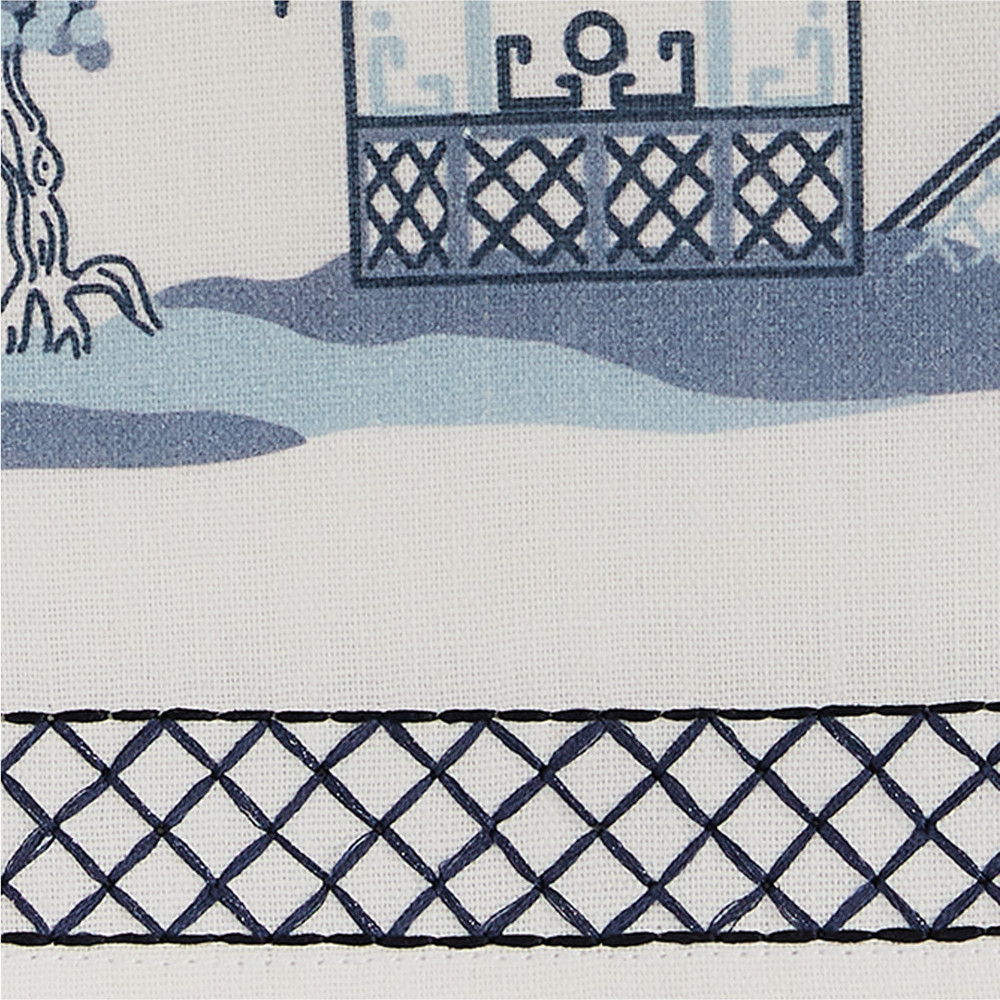 Williamsburg Chinoiserie Pagoda Kitchen Towel