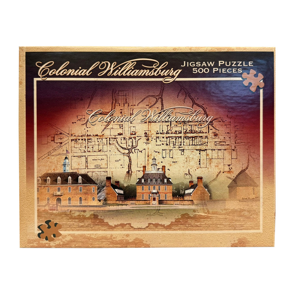 Colonial Williamsburg Frenchman's Map 500 Piece Puzzle