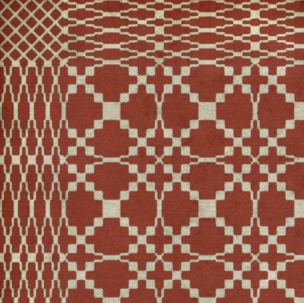 WILLIAMSBURG Woven "Rappahannock Est 1833" Vintage Vinyl Floorcloth | The Shops at Colonial Williamsburg
