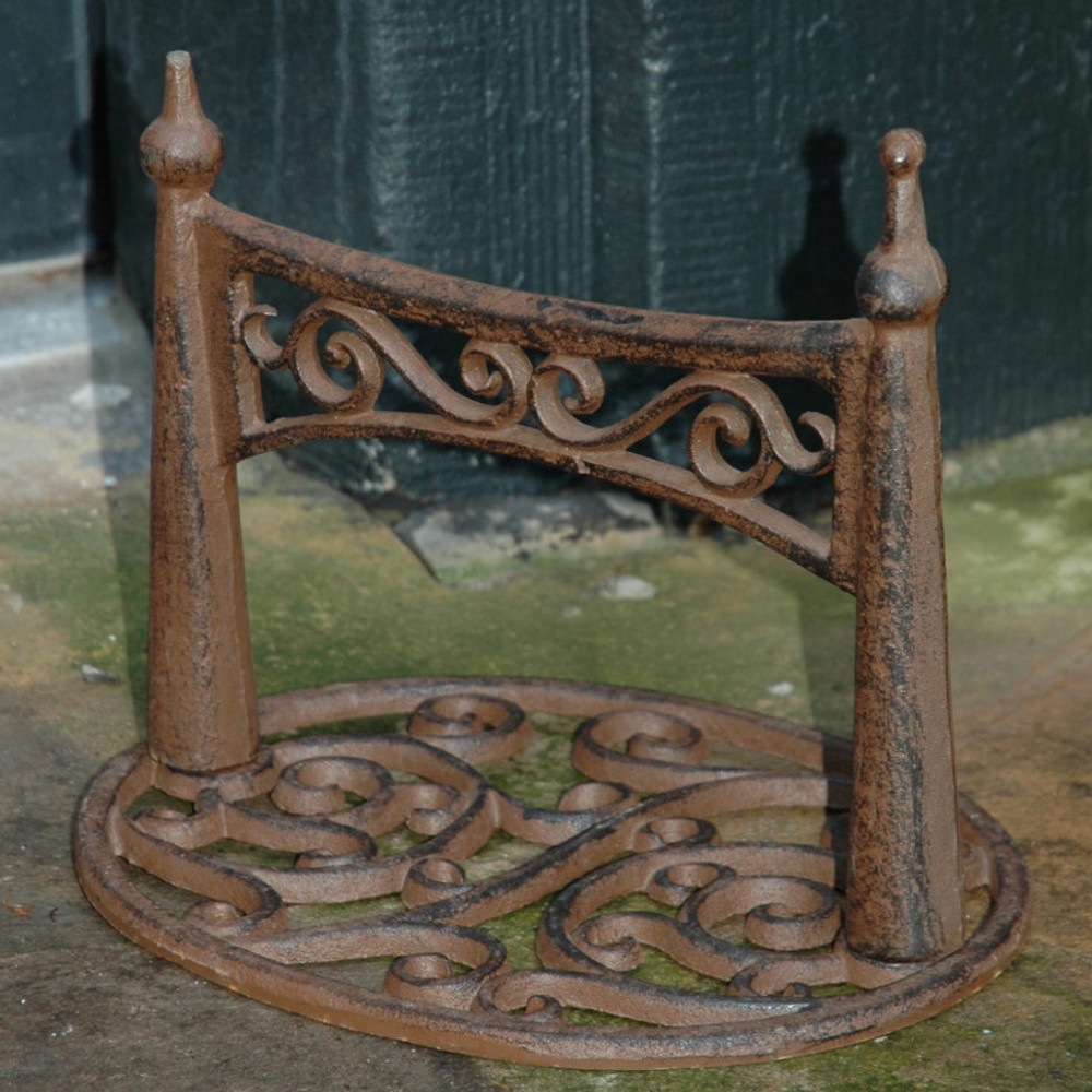 Hand Cast Iron Ellipse Boot Scraper | The Shops at Colonial Williamsburg