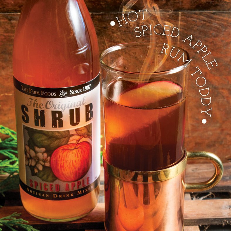 Spiced Apple Shrub Non-Alcoholic Mixer
