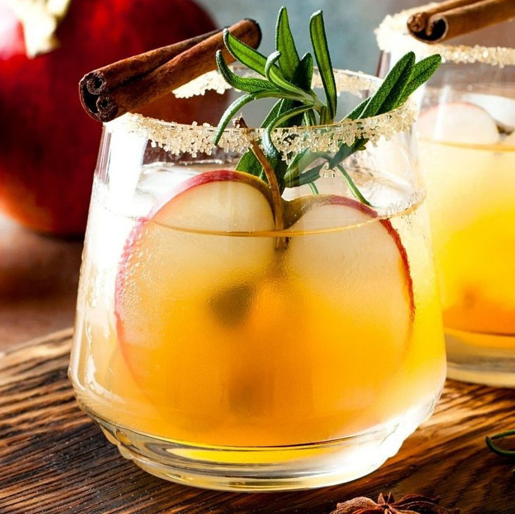 Spiced Apple Shrub Non-Alcoholic Mixer