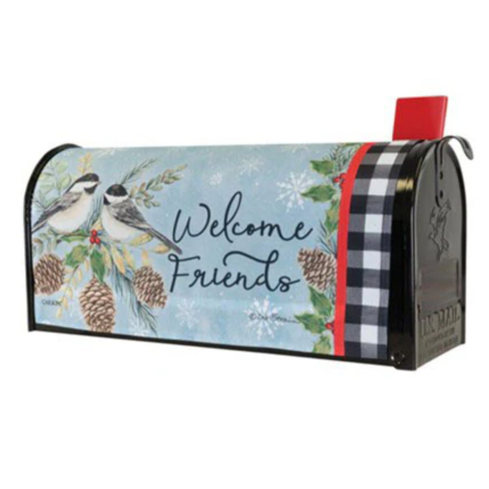 Winter Chickadees Holiday Mailbox Cover | The Shops at Colonial Williamsburg