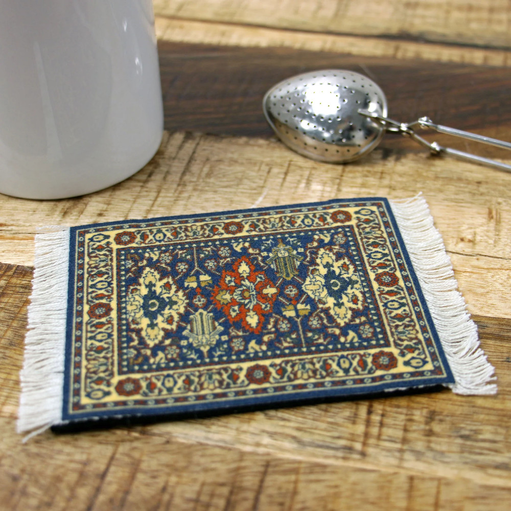 Kuba Oriental Rug Coaster Set | The Shops at Colonial Williamsburg