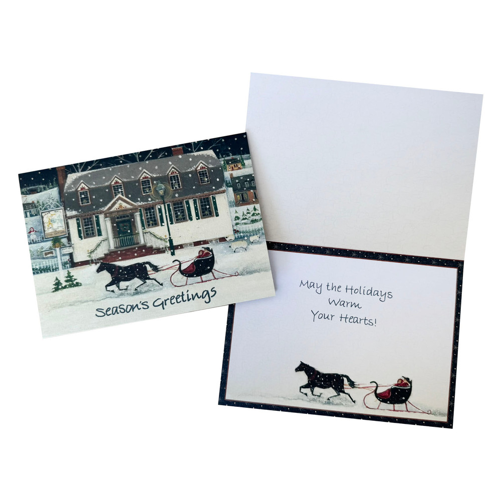 Horse and Sleigh Christmas Cards | The Shops at Colonial Williamsburg