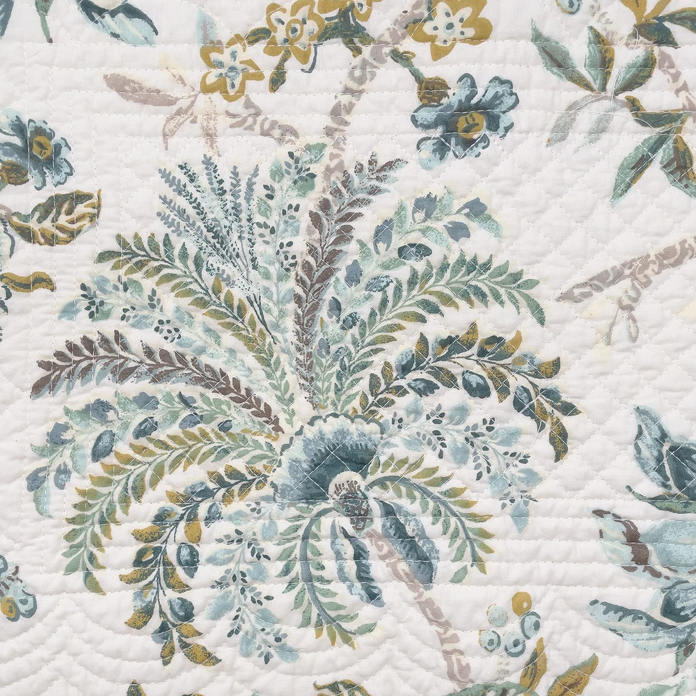 WILLIAMSBURG Braganza Teal Blue Placemat | The Shops at Colonial Williamsburg