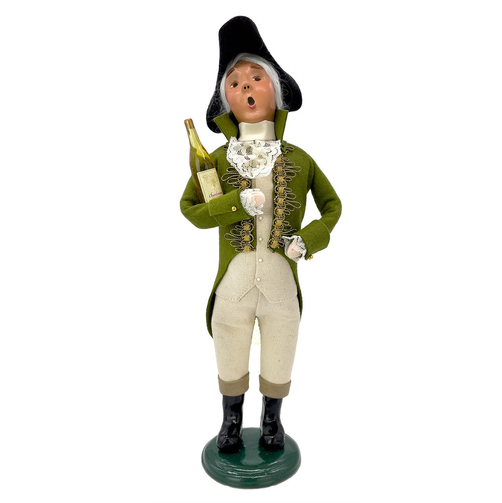 Byers' Choice Colonial Man Caroler with Wine - Thumbnail 2