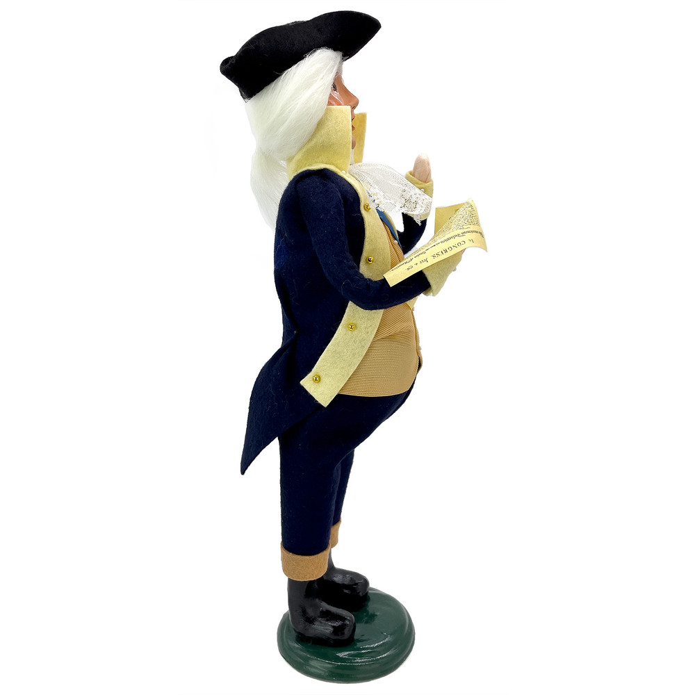 Byers' Choice George Washington Caroler with Declaration of Independence | The Shops at Colonial Williamsburg