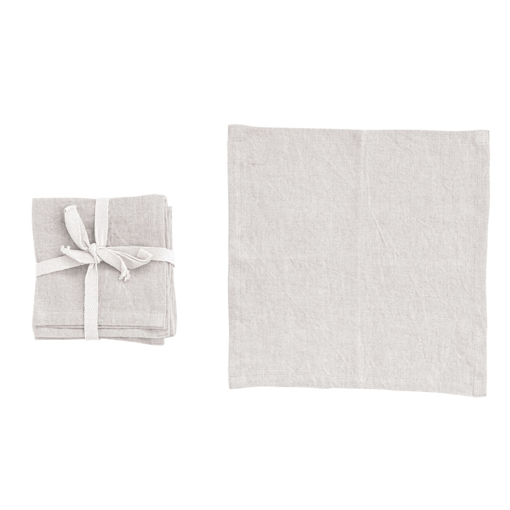 Williamsburg Linen Cocktail Napkins - Thumbnail 3