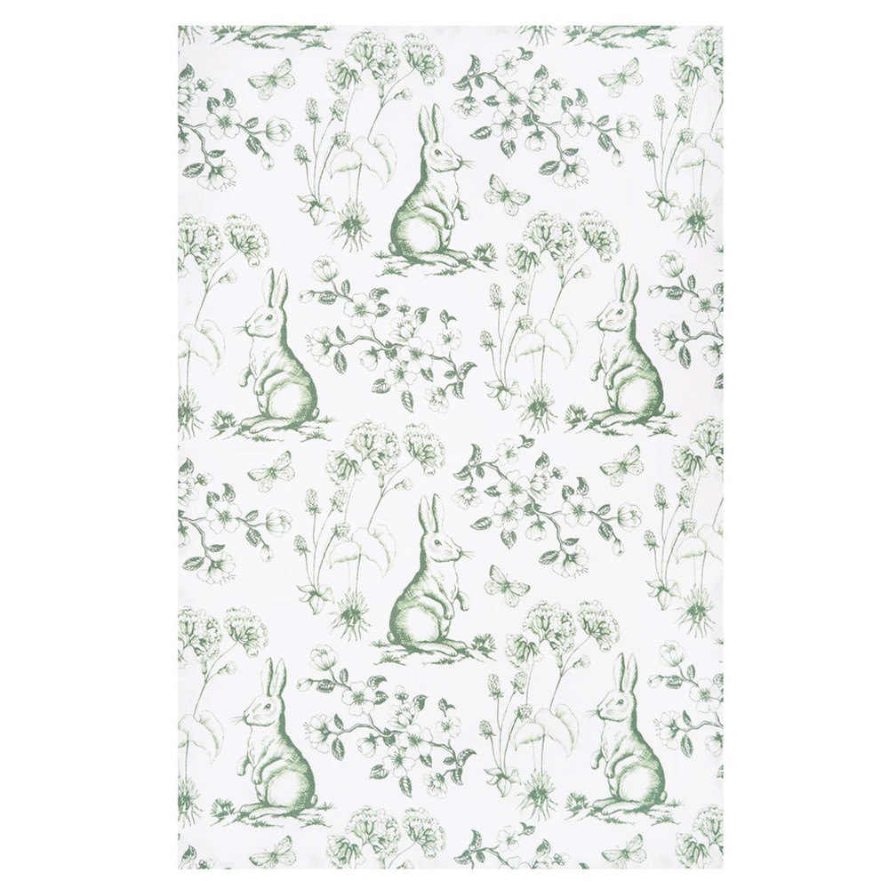 Williamsburg Bunny Toile Kitchen Towel - Thumbnail 3