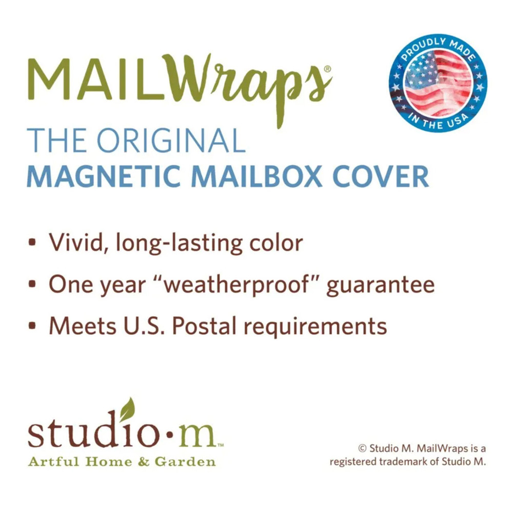 Mint Crush Birds & Blossoms MailWrap Mailbox Cover | The Shops at Colonial Williamsburg