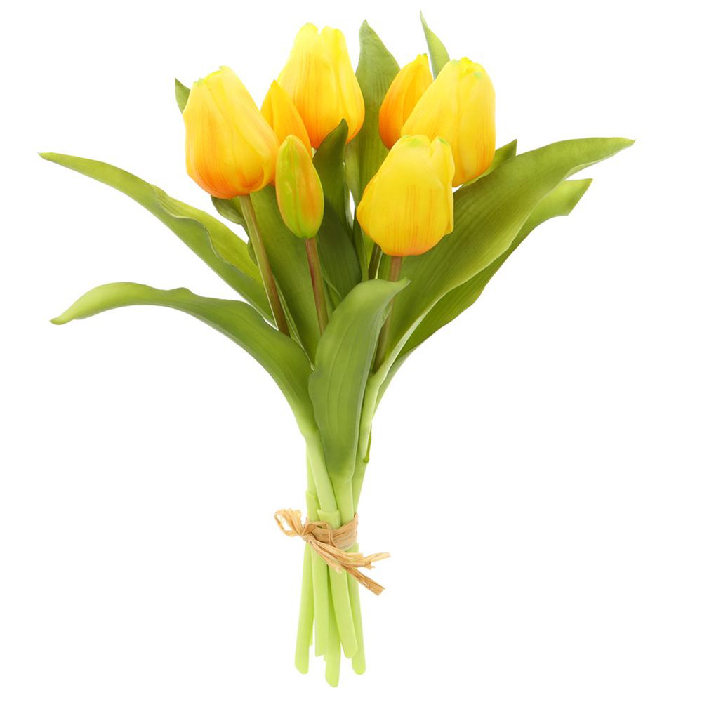 Real Touch Tulip Bundle - 11.75" - Yellow | The Shops at Colonial Williamsburg