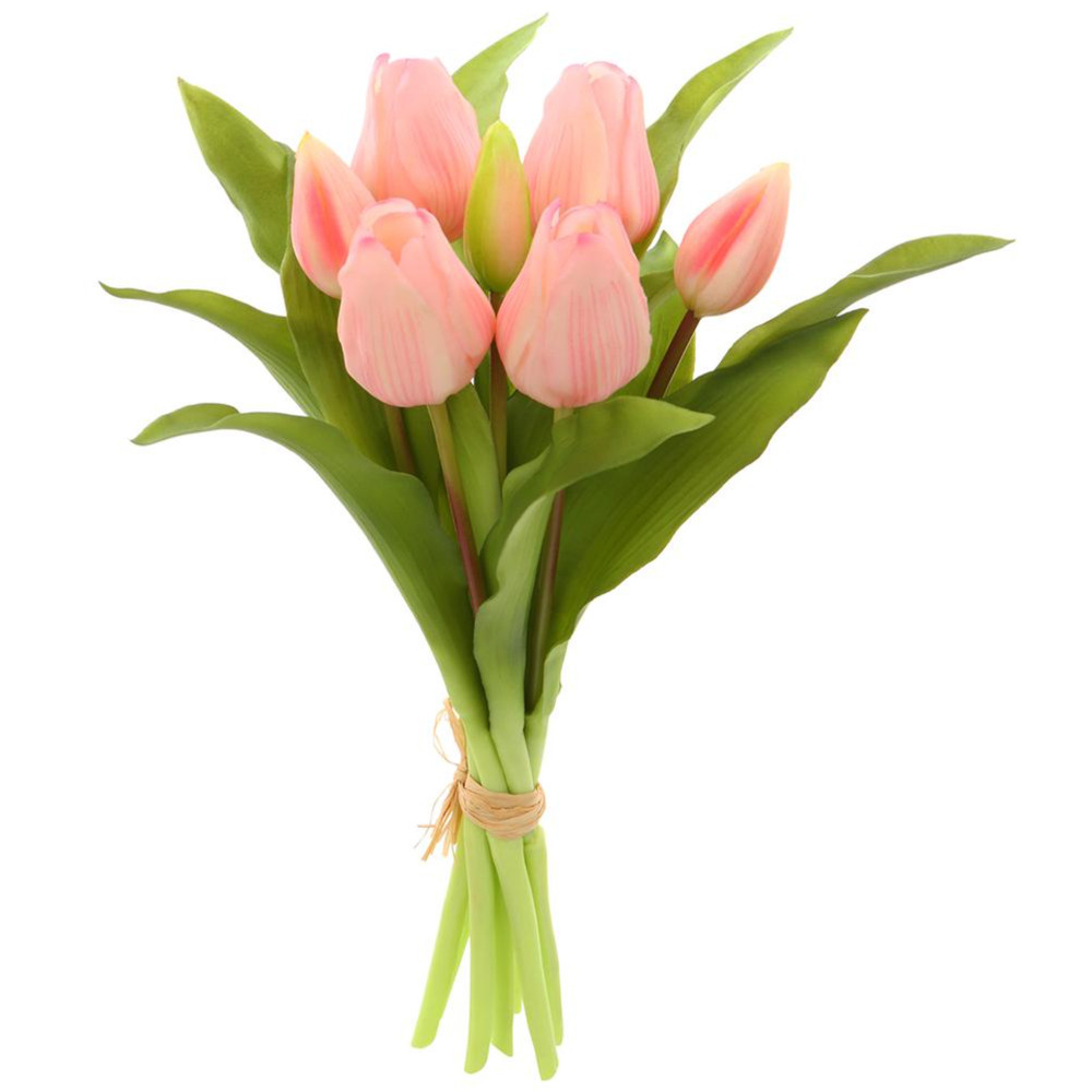 Real Touch Tulip Bundle - 11.75" - Pink | The Shops at Colonial Williamsburg