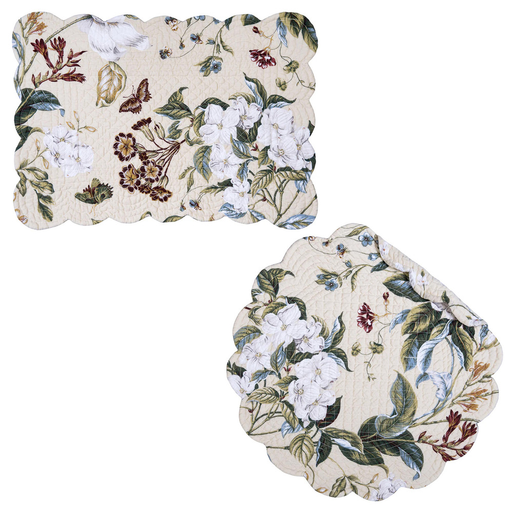 WILLIAMSBURG Garden Images Quilt Set