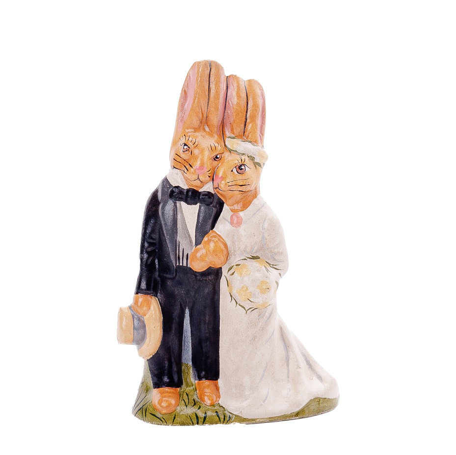 x*2様 cvtvlist RABBIT PACK CTLS VER Vaillancourt Chalkware Small Rabbit Bride and Groom