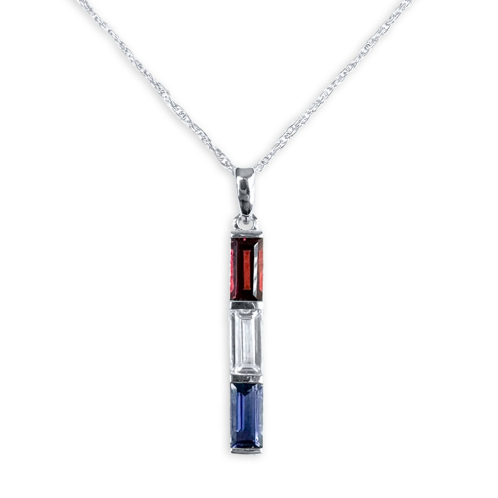 Sterling Silver Patriotic Pendant Necklace | The Shops at Colonial Williamsburg