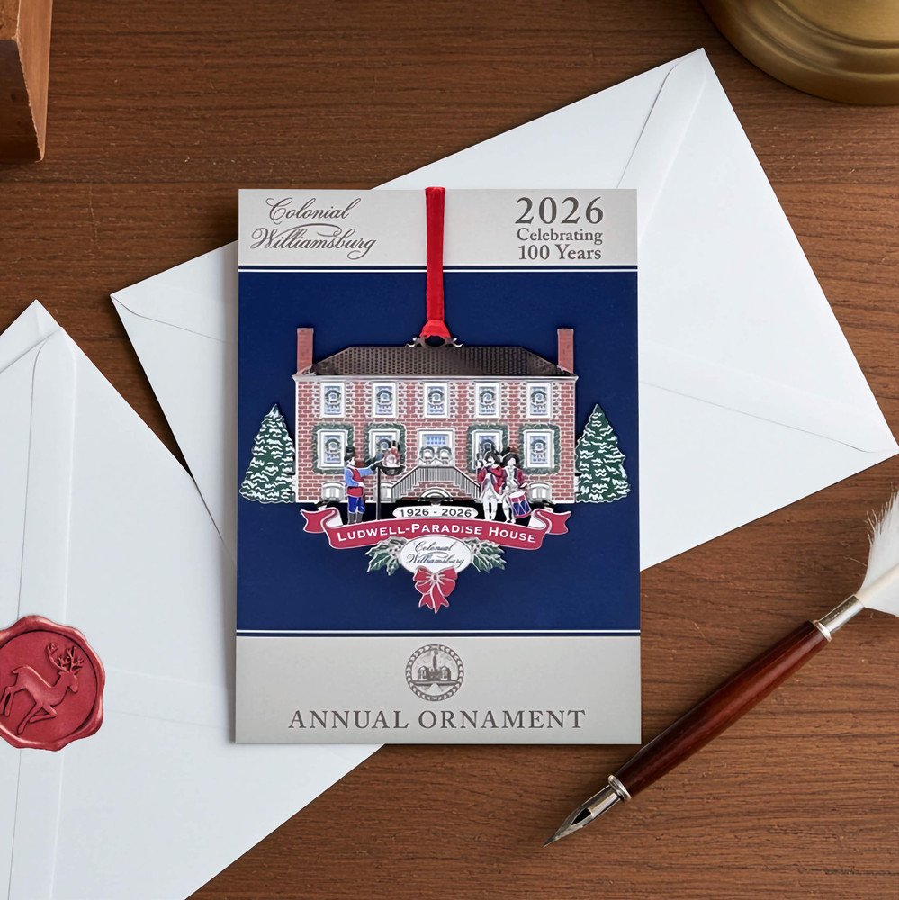 Colonial Williamsburg 2026 Annual Ornament - Ludwell-Paradise House