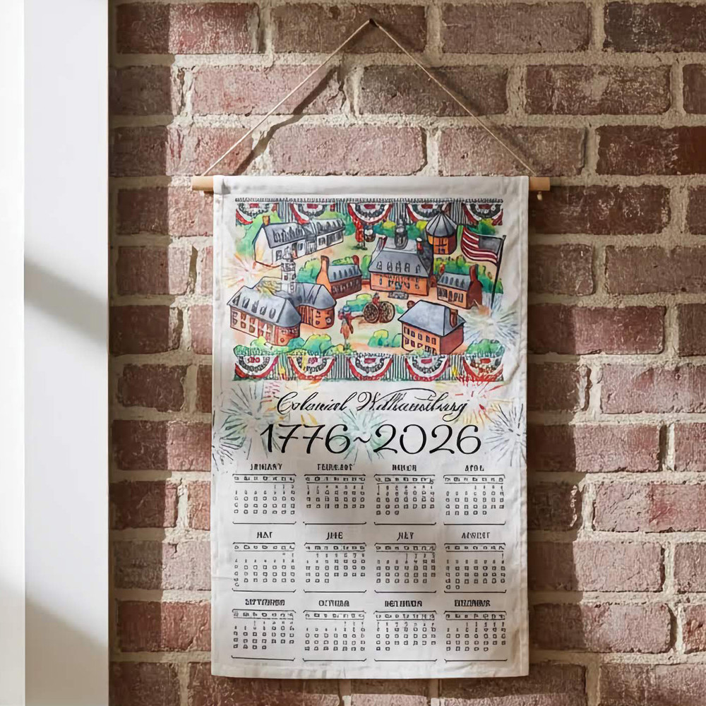 Colonial Williamsburg 2026 Towel Calendar | The Shops at Colonial Williamsburg