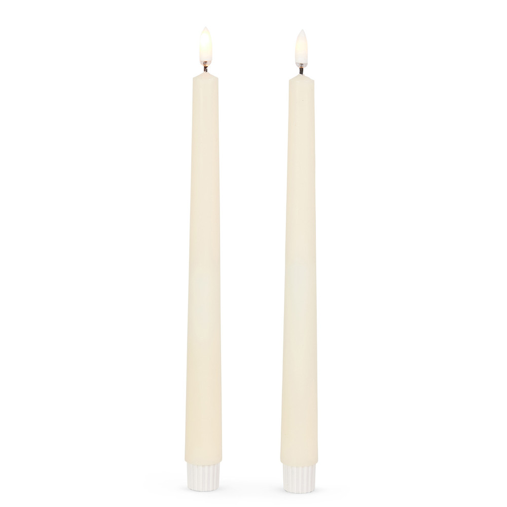 Raz Flameless Taper Candles 11", Set of 2 | The Shops at Colonial Williamsburg